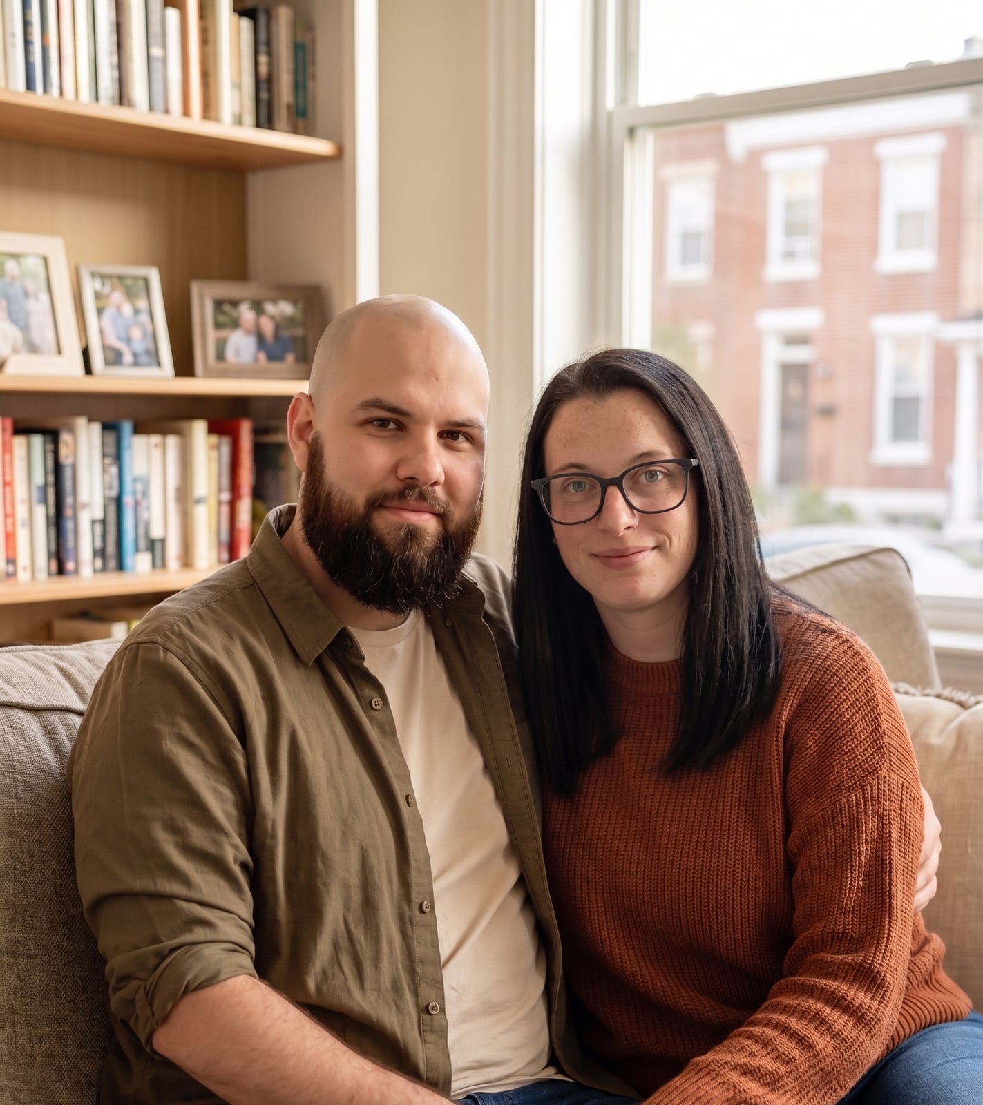 Matthew and Marisa Larkin, the local family who patiently helps Maryland families sell inherited homes.
